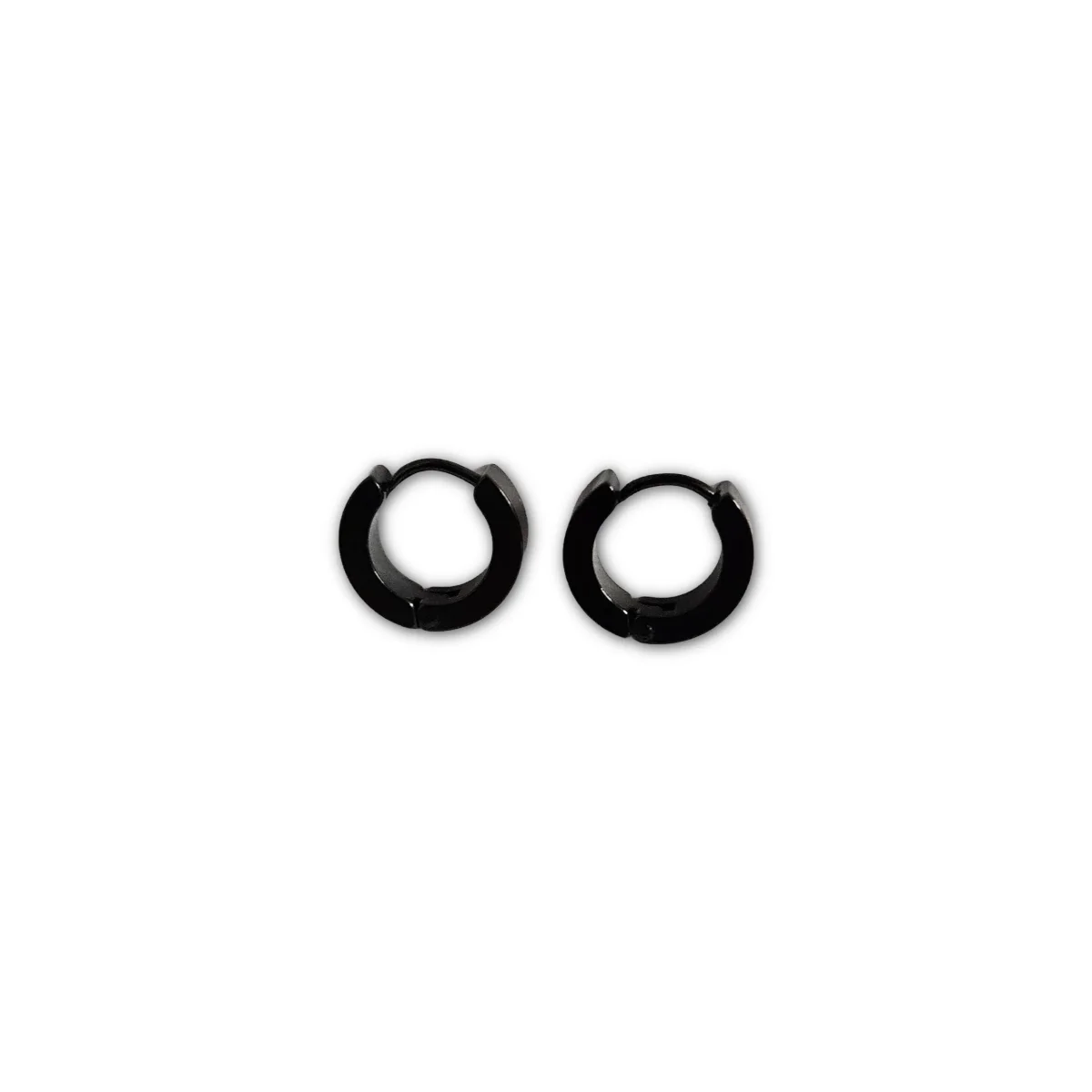 Aretes de aro de acero inoxidable - Imagen 2