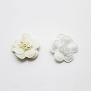 Flor perlita quita y pon elástico correa