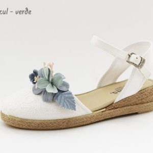 Adorno con clip quita y pon azul – verde