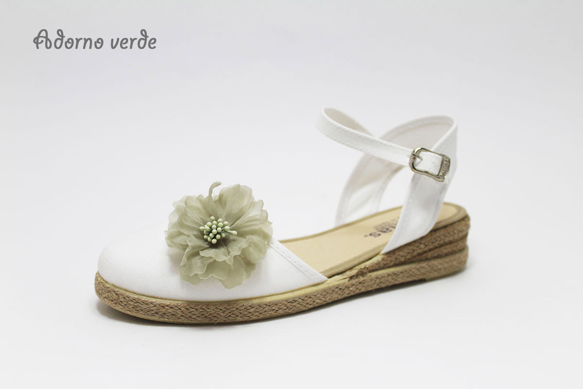 Alpargata niña flor a escoger - Imagen 3