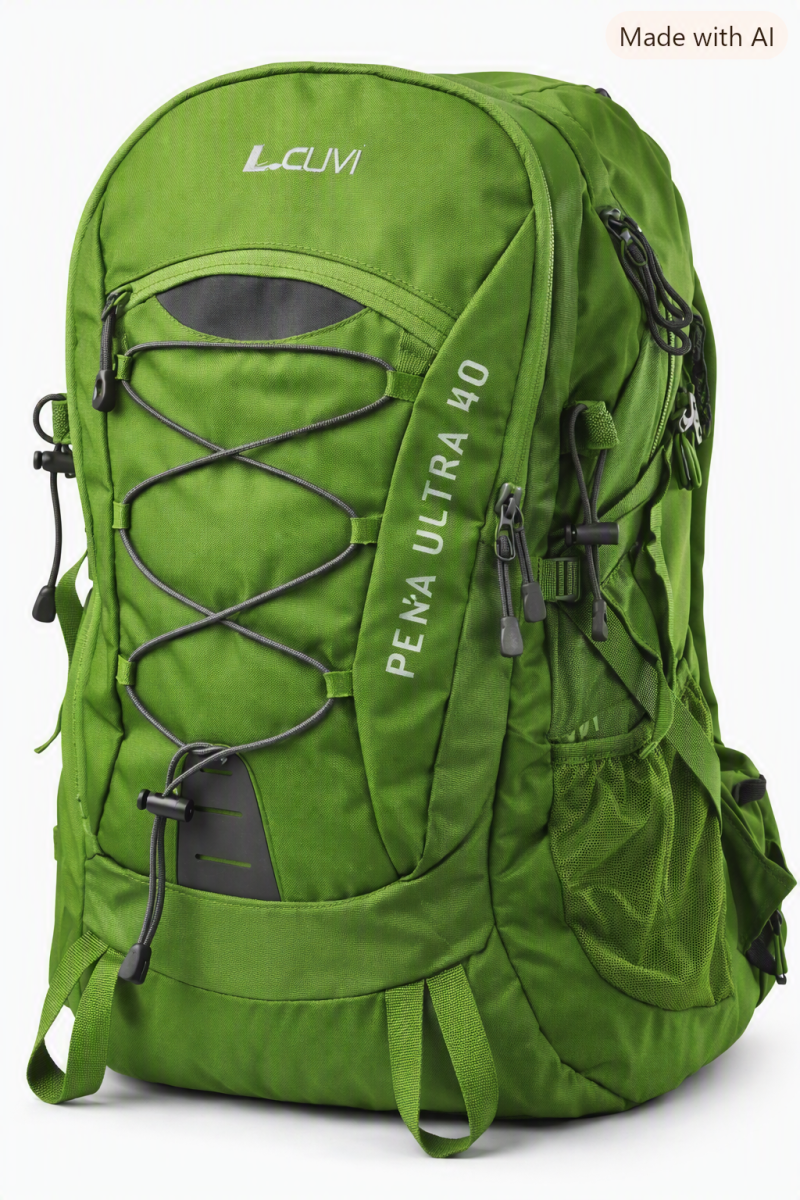 MOCHILA JOLUVI PEÑAUBIÑA 40L COLOR CÍTRICO - Imagen 2