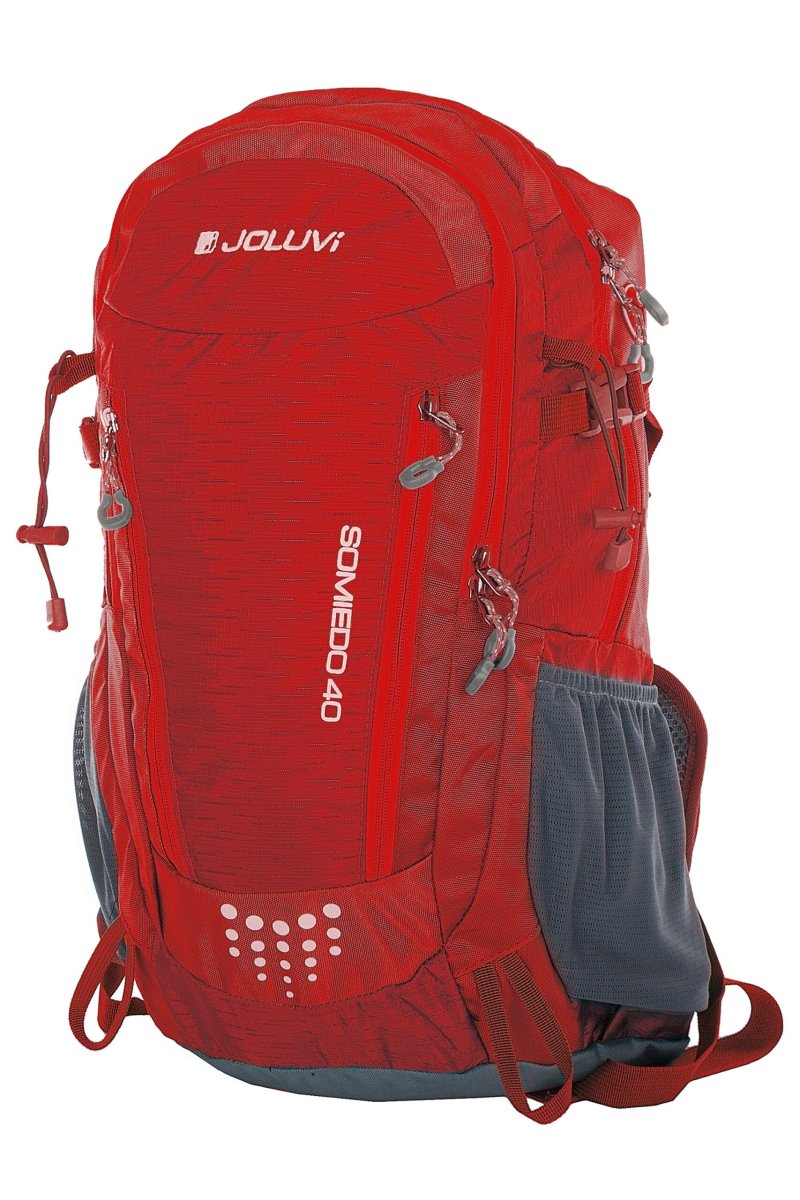 MOCHILA JOLUVI PEÑAUBIÑA 40L COLOR AZUL ROJO