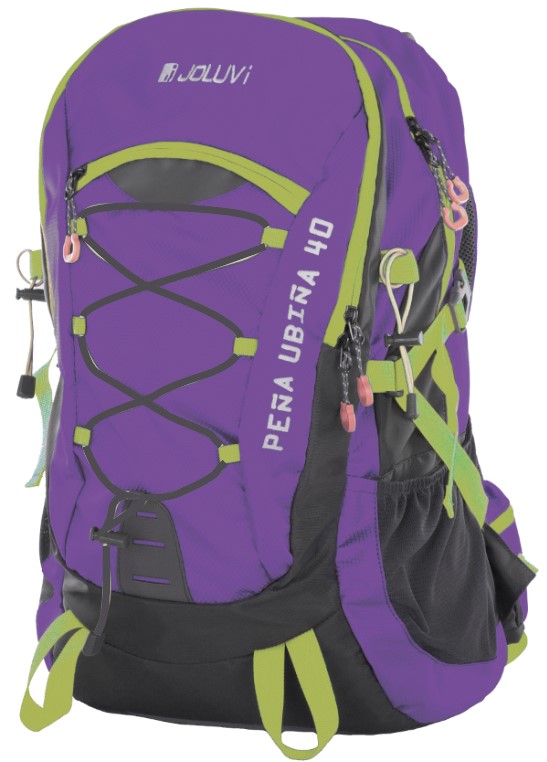 MOCHILA JOLUVI PEÑAUBIÑA 40L COLOR MORADO CÍTRICO