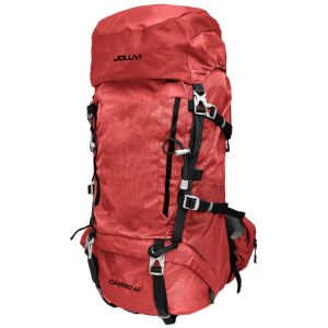 MOCHILA JOLUVI CAMINO 60+10 Color Rojo