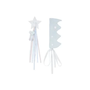 Set de regalo Princesa corona y varita Azul -BILLY LOVES AUDREY