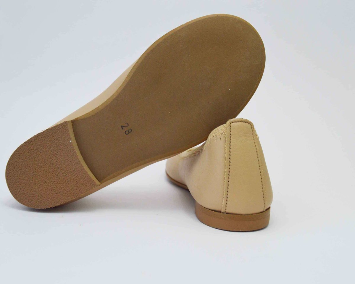 Bailarinas camel con adornos lazos - Imagen 4