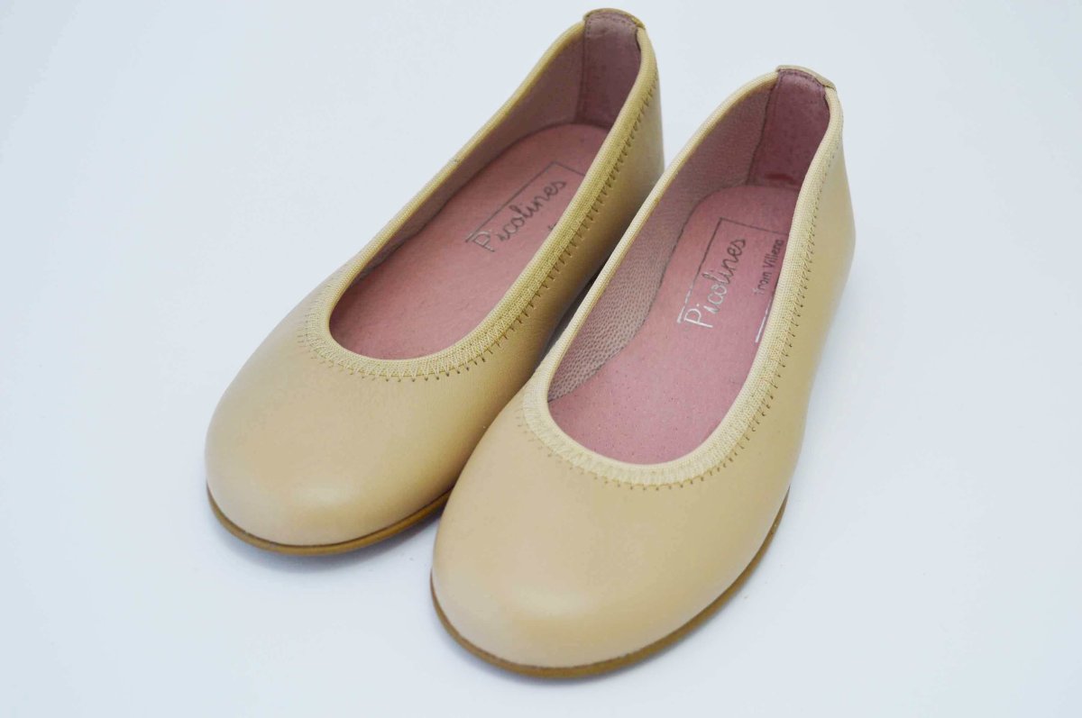 Bailarinas camel con adornos lazos - Imagen 7