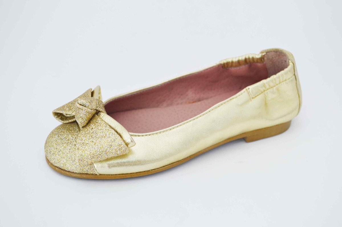 Bailarinas dorado con puntera glitter dorado - Imagen 8