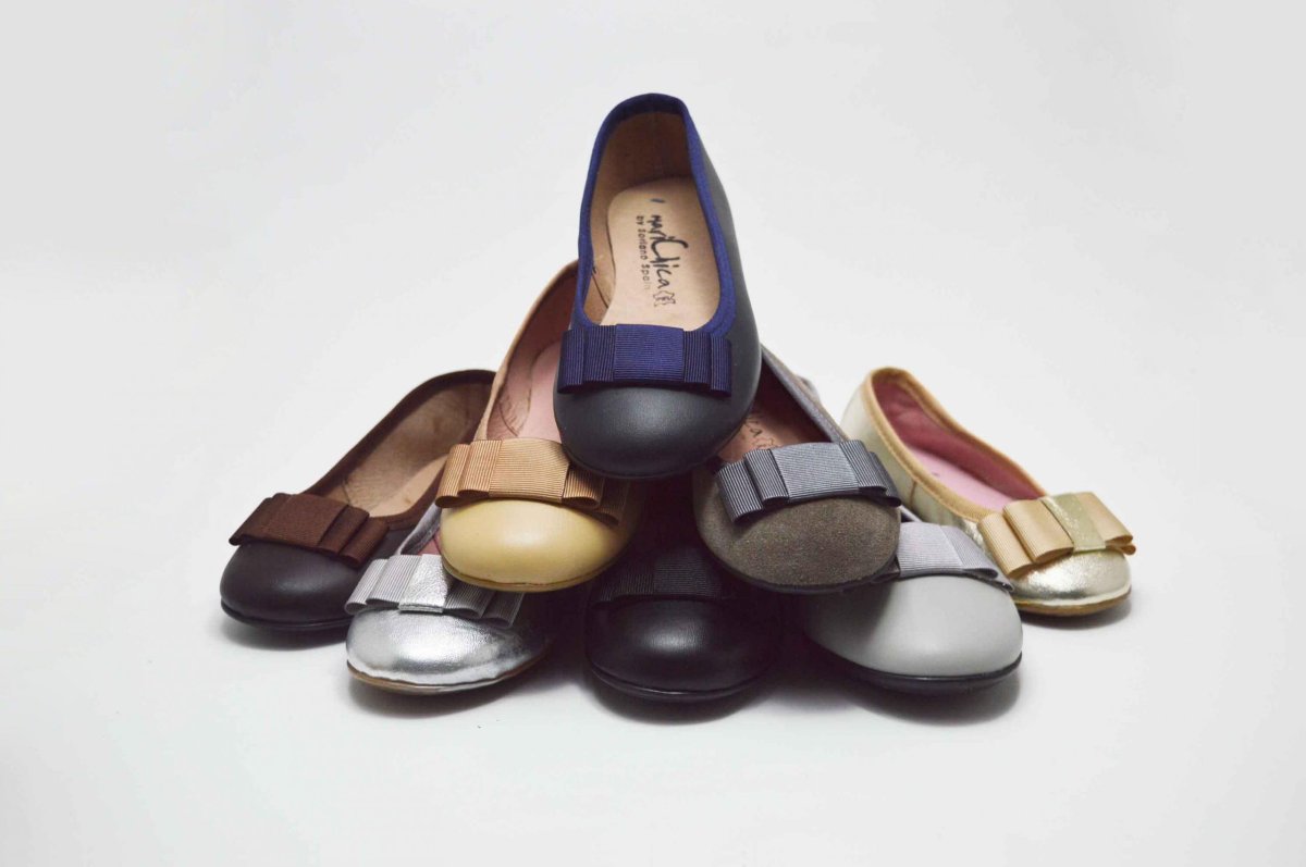 Bailarinas lazo zapatero niña