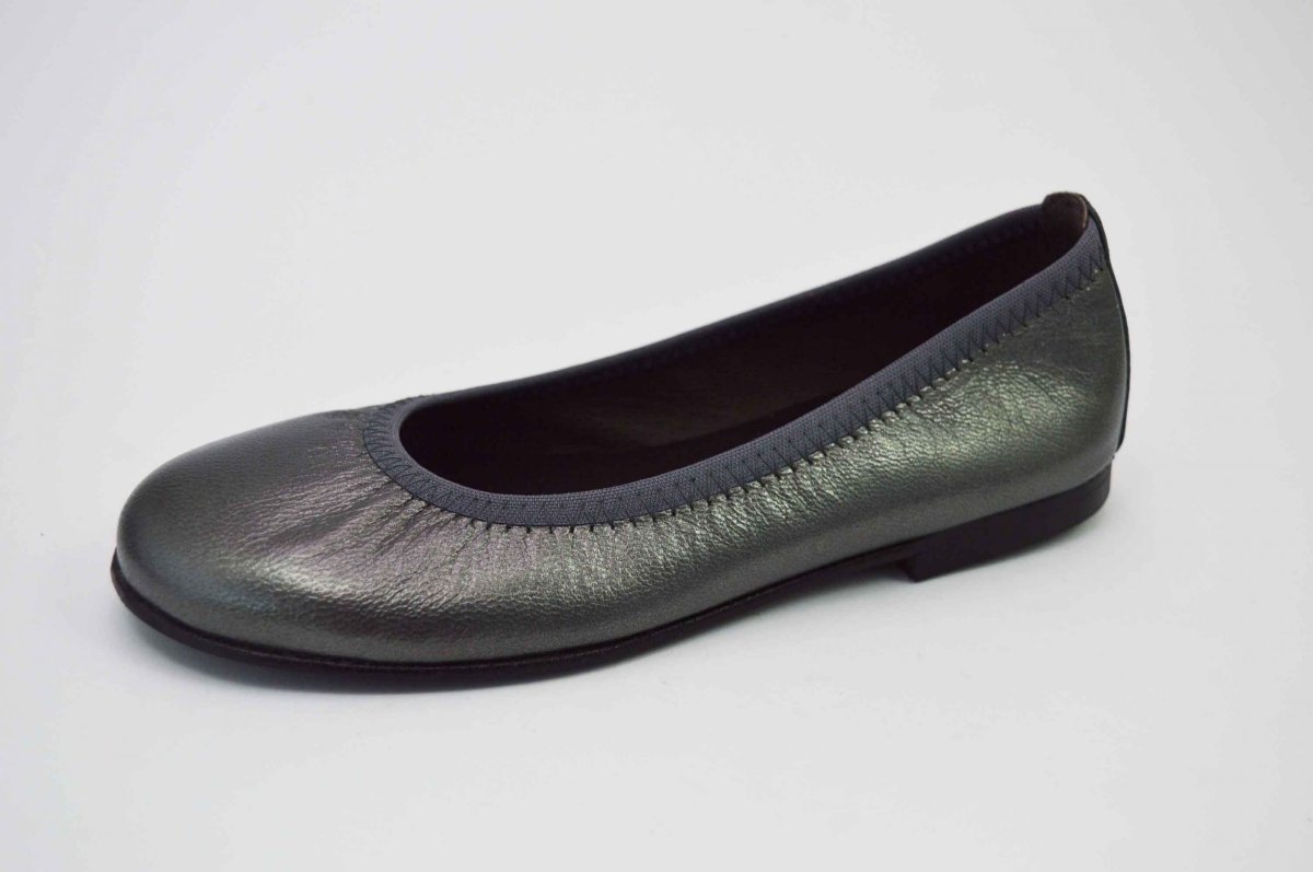 Bailarina metalizado gris con adornos - Imagen 4