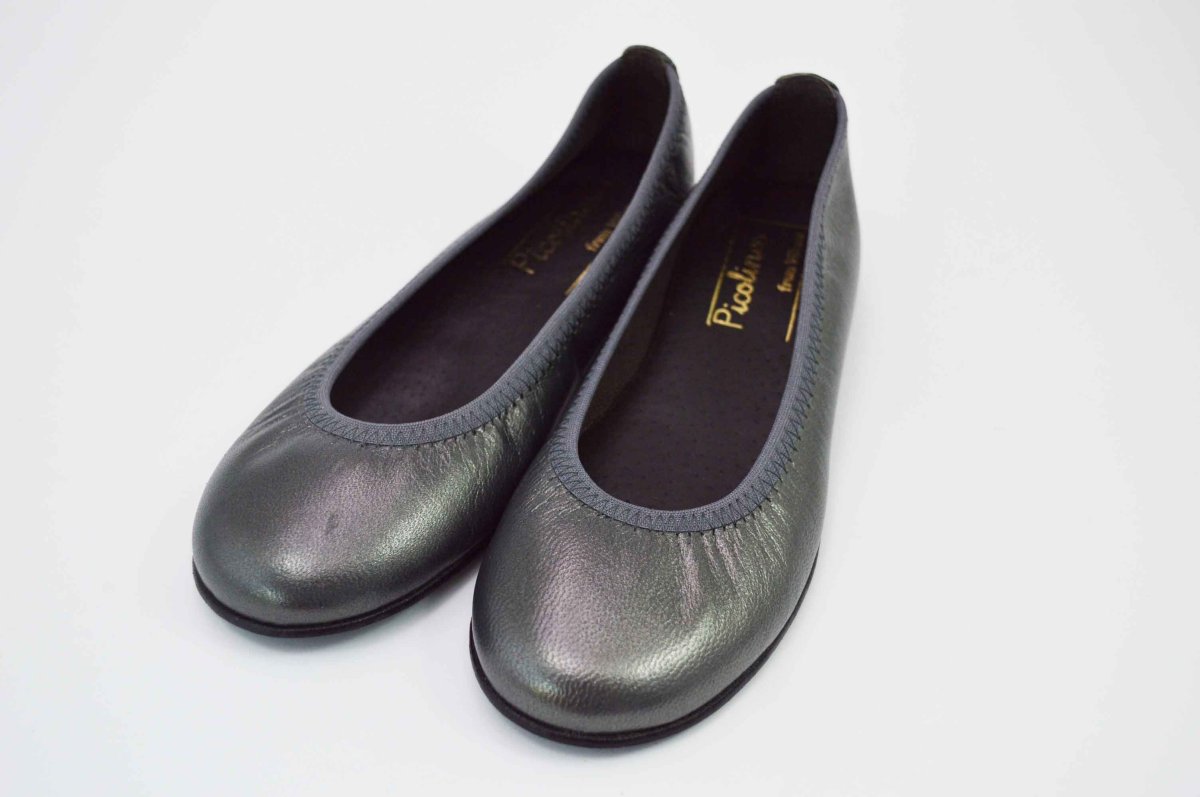 Bailarina metalizado gris con adornos - Imagen 5