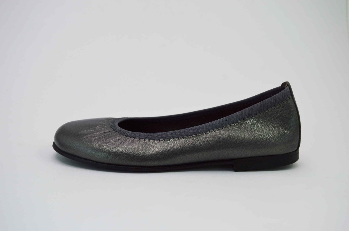 Bailarina metalizado gris con adornos - Imagen 6
