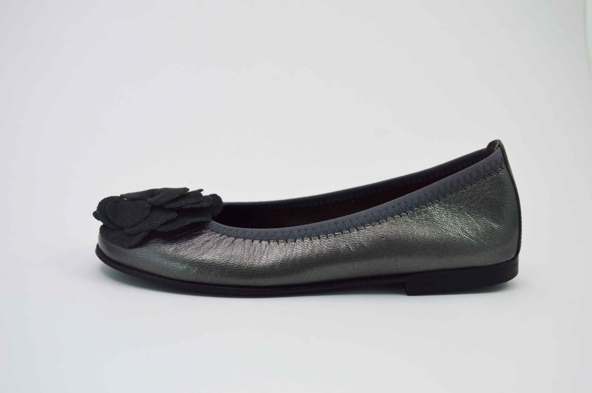 Bailarina metalizado gris con adornos - Imagen 8