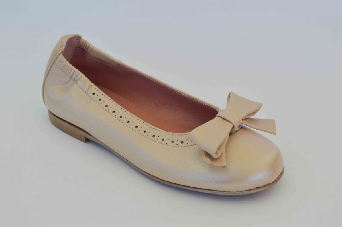 Bailarina nacarado crema niña - Imagen 3