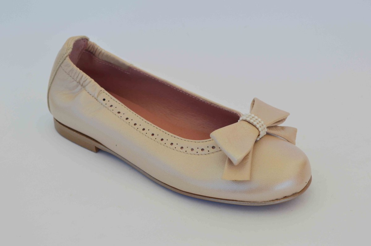Bailarina nacarado crema niña - Imagen 5