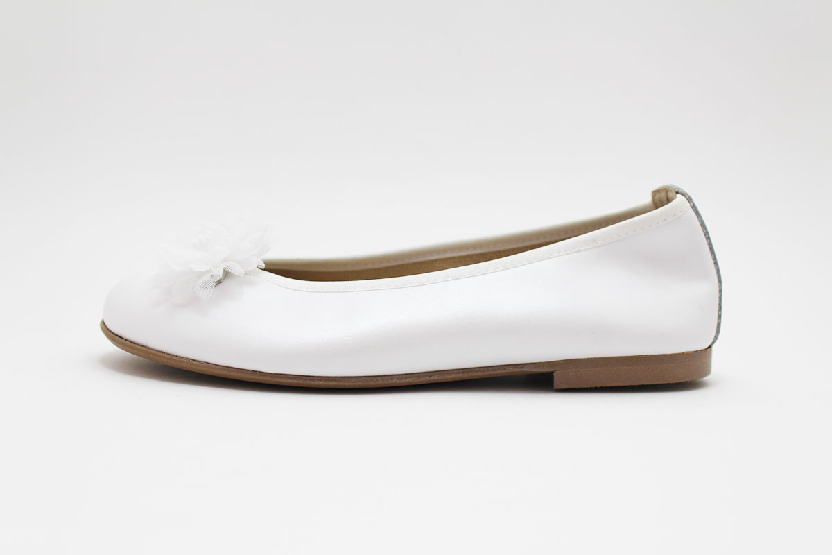 Bailarina blanco adorno flor clip - Imagen 4