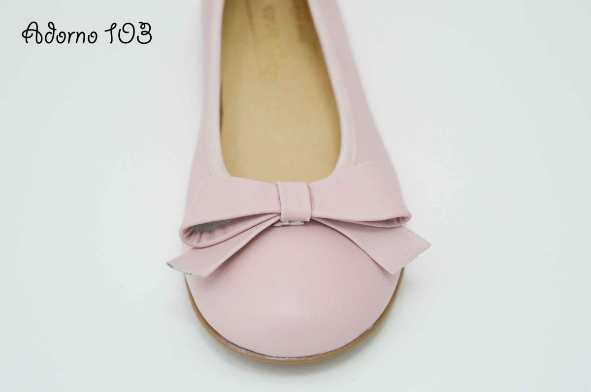 Adornos de piel en rosa para zapatos - Imagen 3