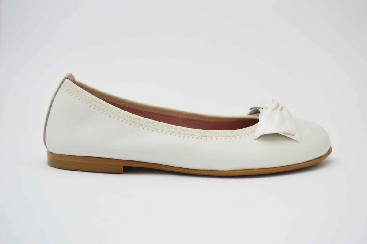 Bailarinas beige con adornos lazo - Imagen 8