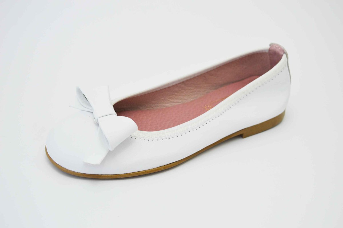 Bailarinas blanco con adornos lazos - Imagen 9