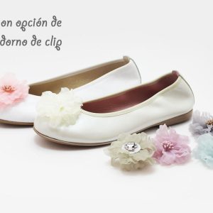 Bailarina flor clip niña