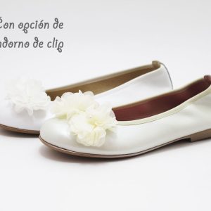 Bailarina ceremonia niña adorno perla clip