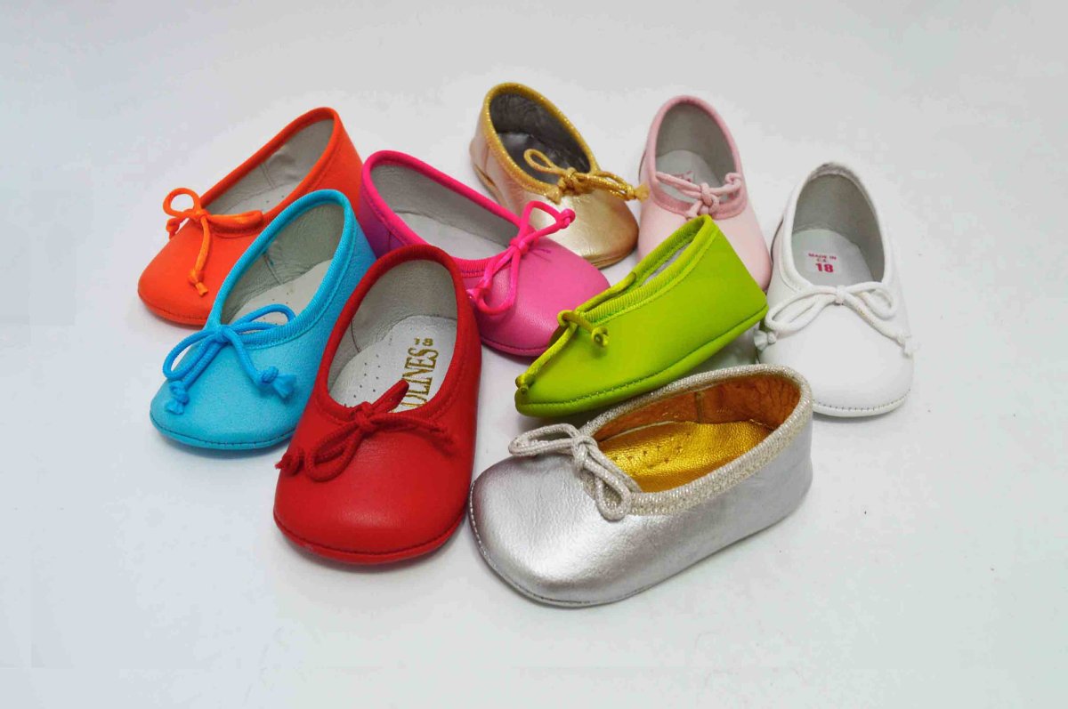 Bailarinas sin suela lazo bebe - Imagen 2