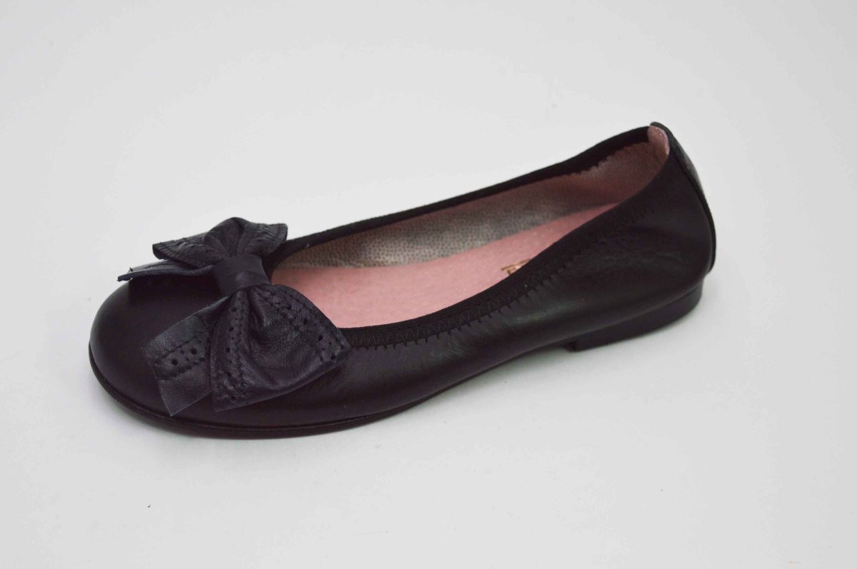 Bailarinas negro con adornos lazos - Imagen 4