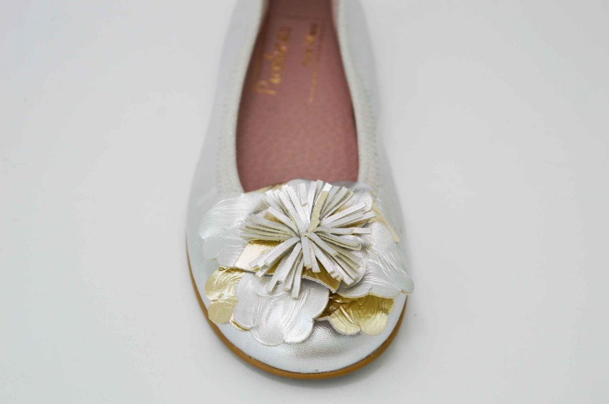 Bailarinas dorado/plata con adornos - Imagen 4