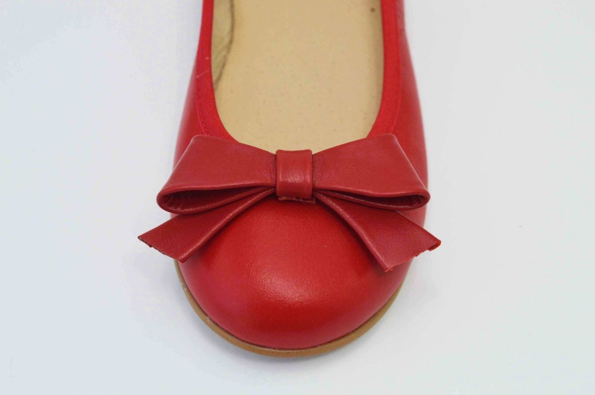 Bailarinas roja con adorno lazo - Imagen 6