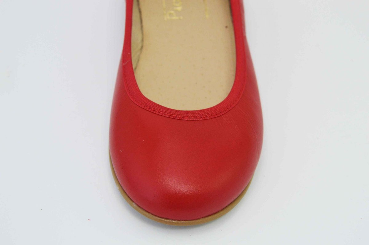 Bailarinas rojo con adorno flor - Imagen 7