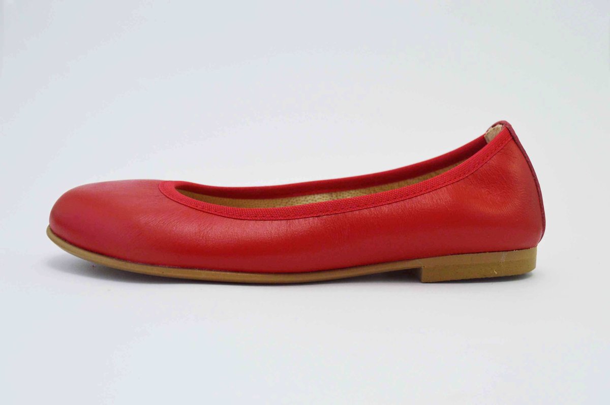Bailarinas rojo con adorno flor - Imagen 6