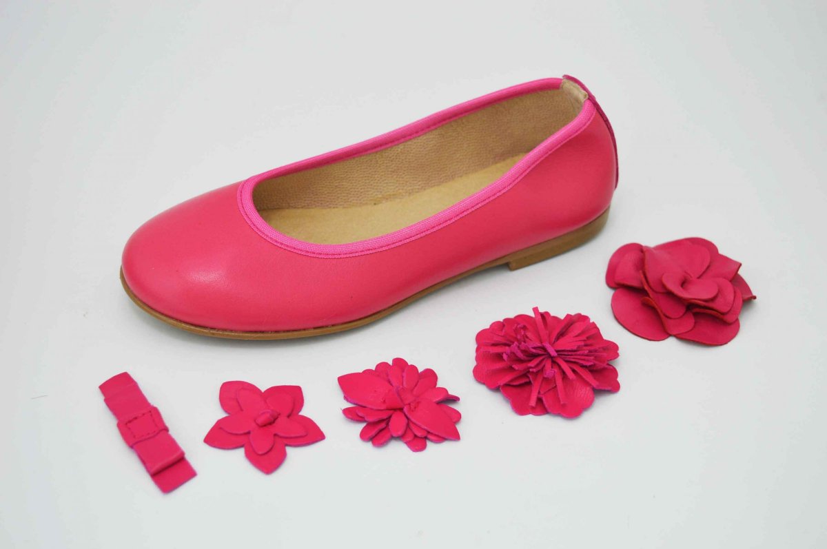 Bailarinas fuxia con adornos - Imagen 2