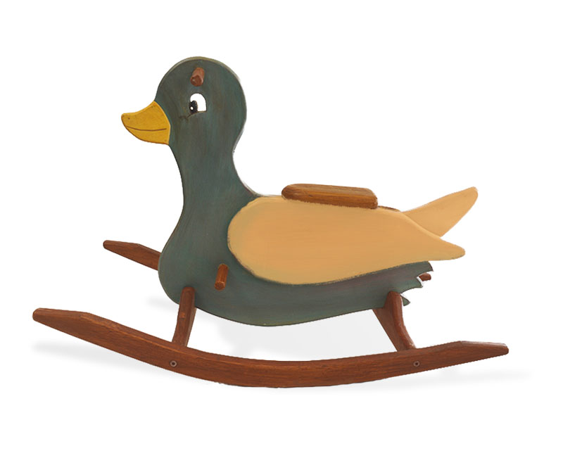 Balancín artesanal Pato para niños - Imagen 9