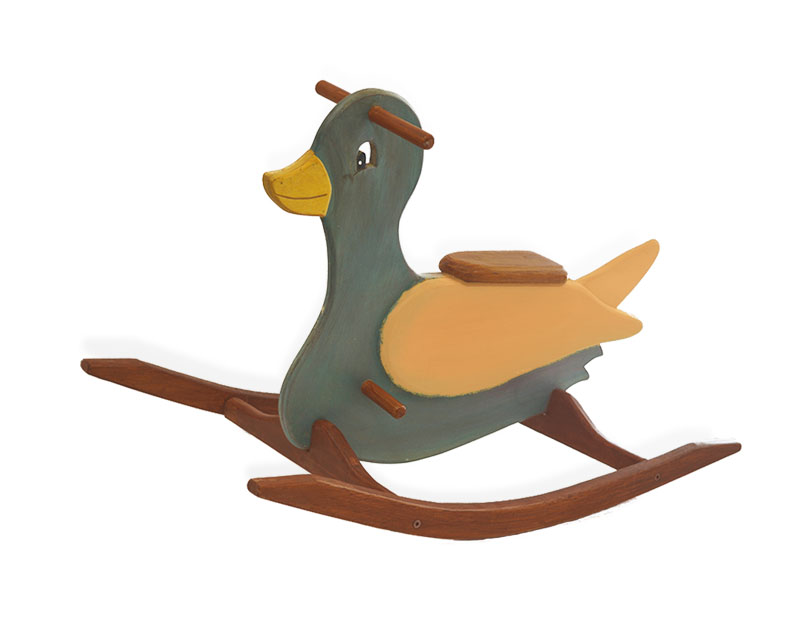 Balancín artesanal Pato para niños