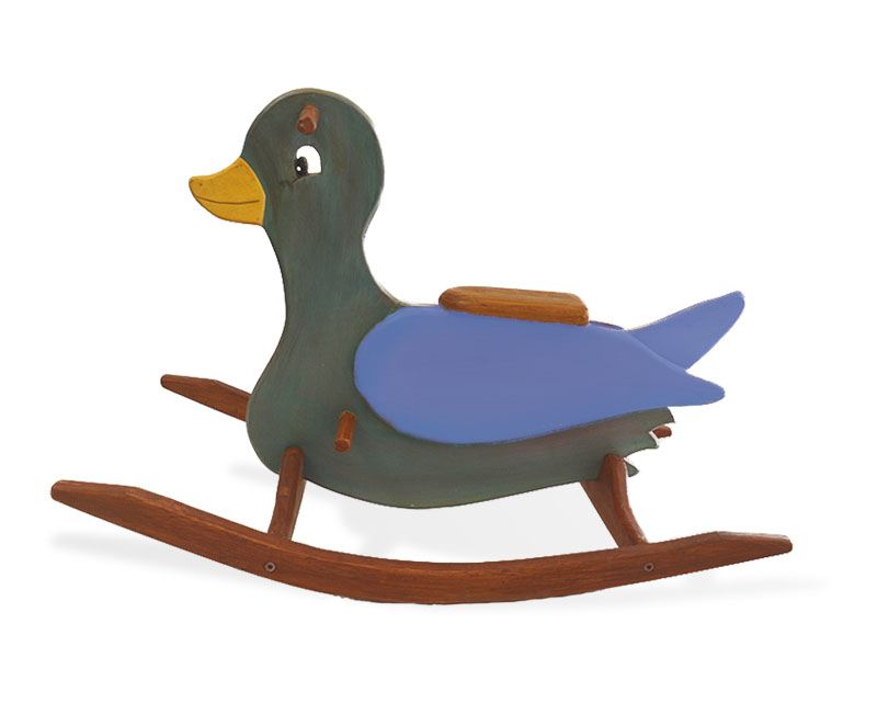Balancín artesanal Pato para niños - Imagen 3