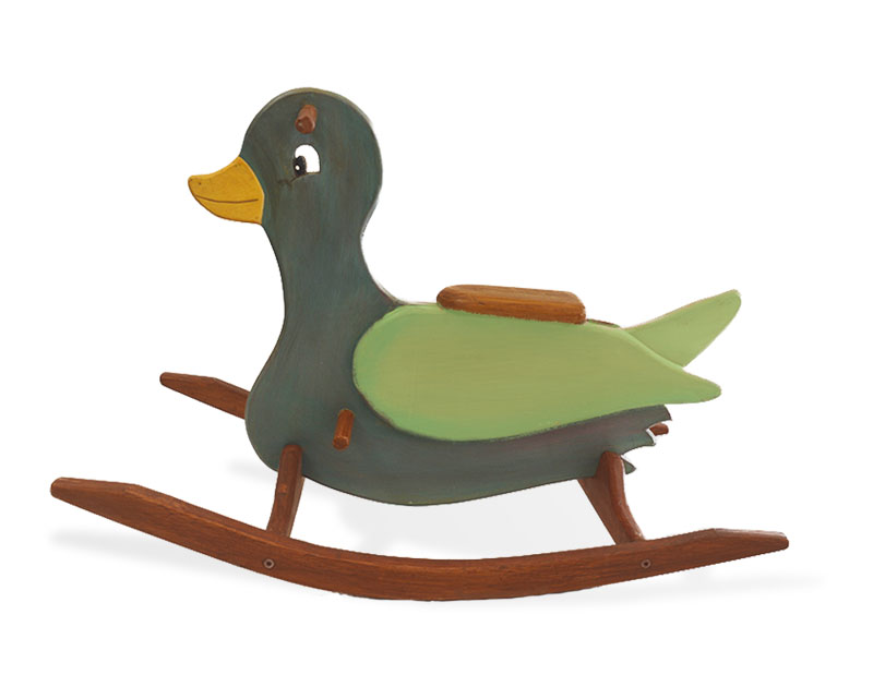 Balancín artesanal Pato para niños - Imagen 5