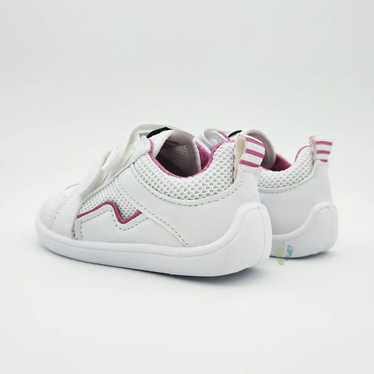 Bar3foot Deportivas Kansas Blanco Rosa - Imagen 4