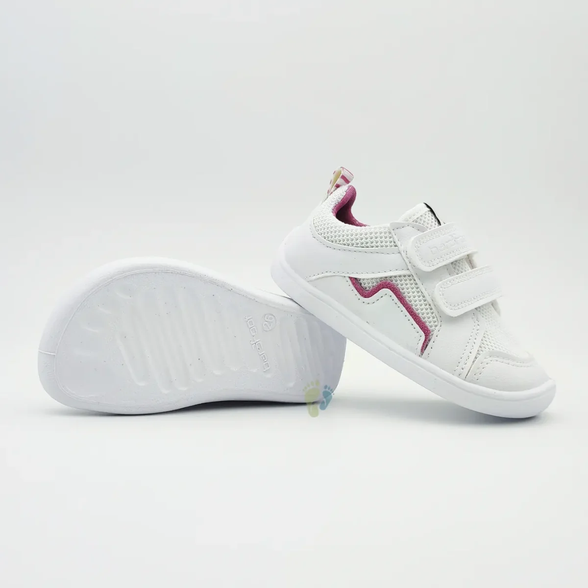 Bar3foot Deportivas Kansas Blanco Rosa - Imagen 3
