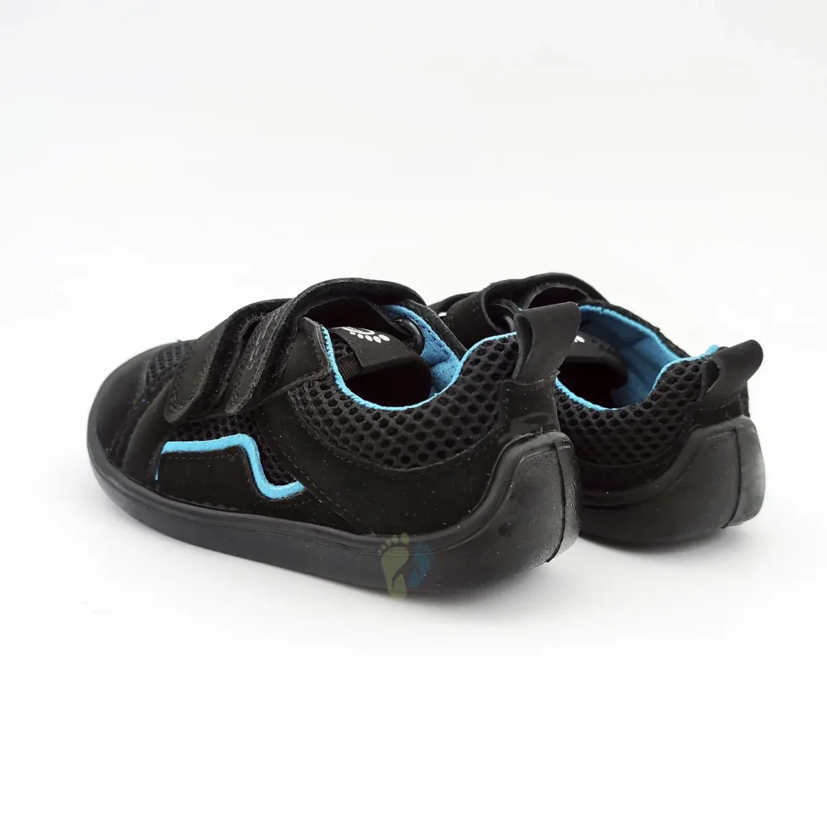 Bar3foot Deportivas Kansas Negro Turquesa - Imagen 3