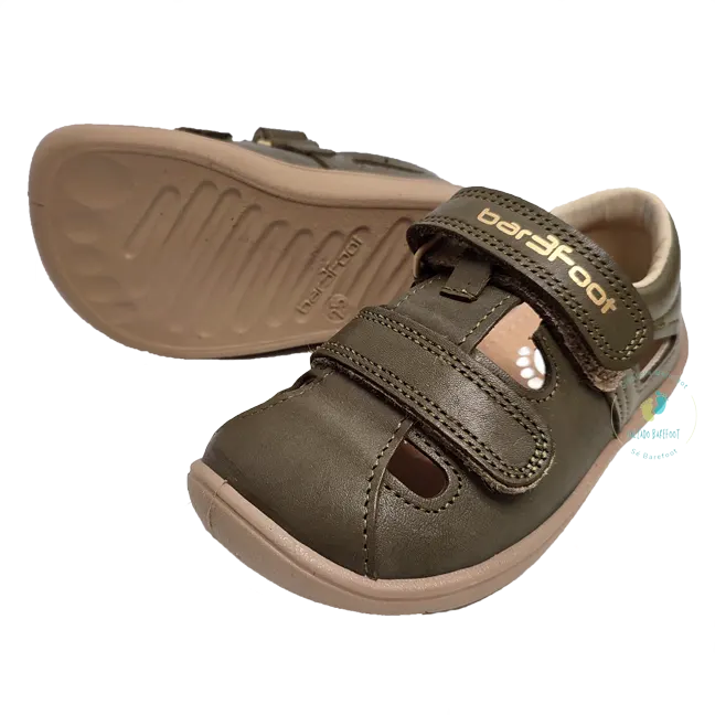 Bar3foot Sandalias Piel Oliva - Imagen 2