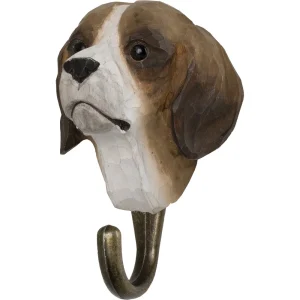 Perchero para complementos de perros con forma de Beagle