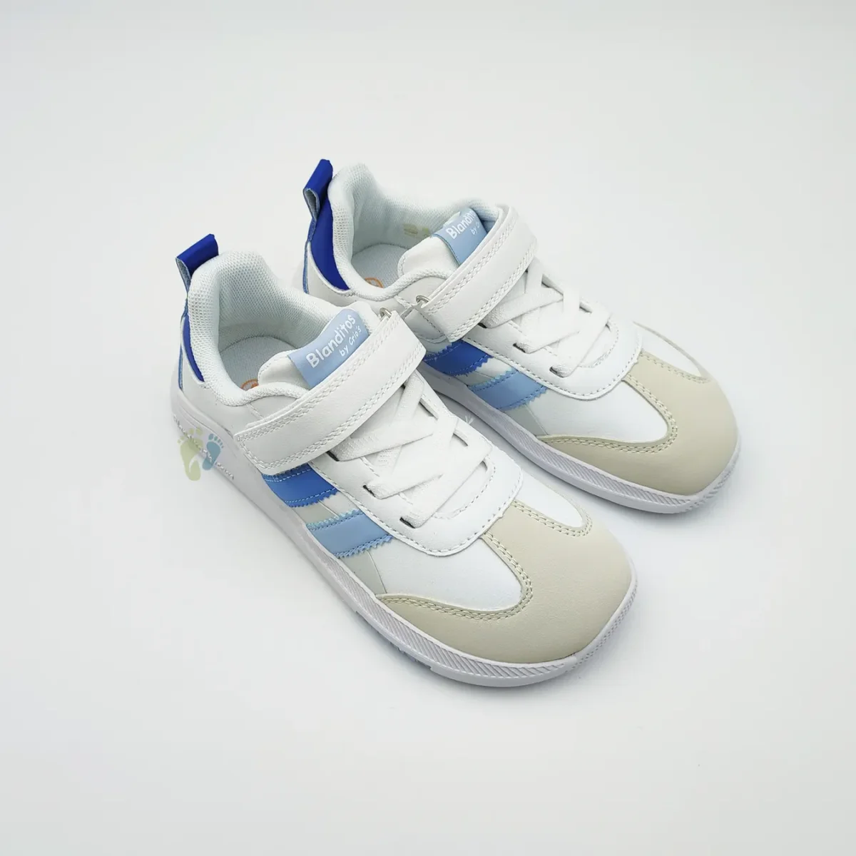 Blanditos Zapatillas Ares Blanco Azul - Imagen 3