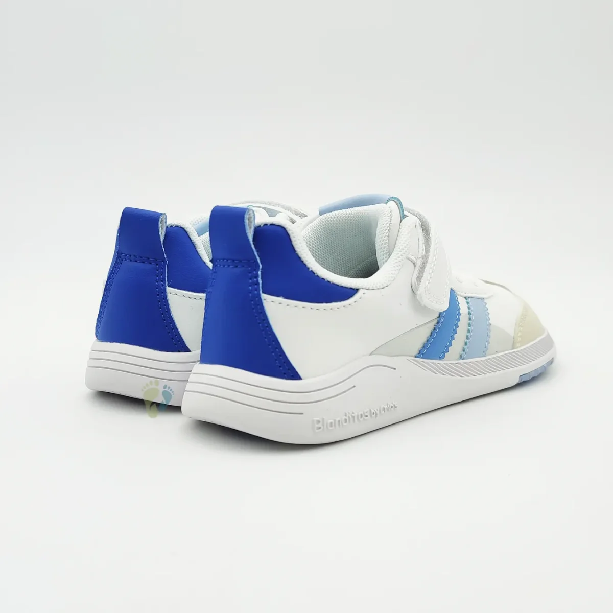 Blanditos Zapatillas Ares Blanco Azul - Imagen 4