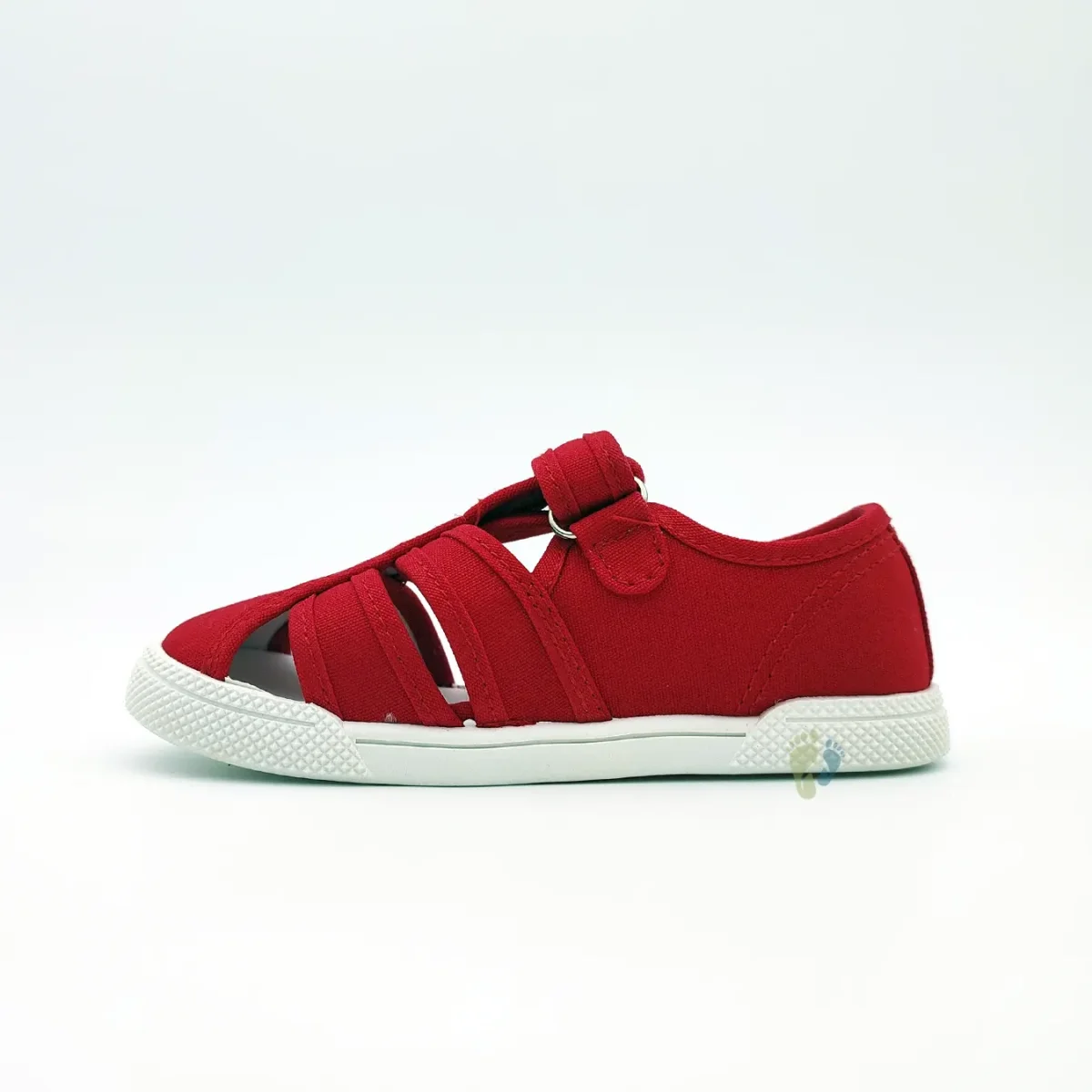Blanditos Sandalias de Lona Mango Rojo - Imagen 3