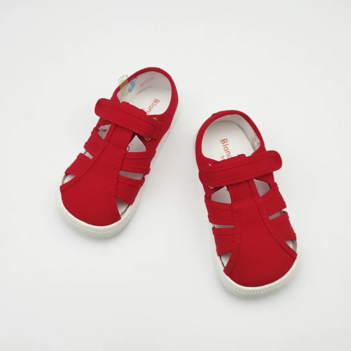 Blanditos Sandalias de Lona Mango Rojo - Imagen 4