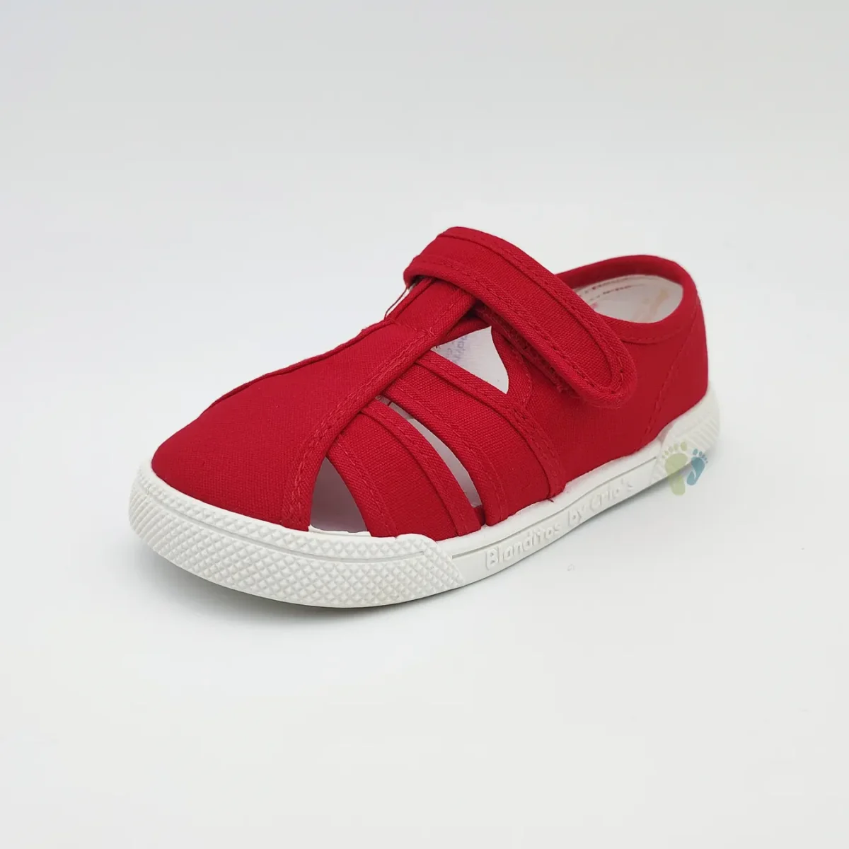 Blanditos Sandalias de Lona Mango Rojo - Imagen 5
