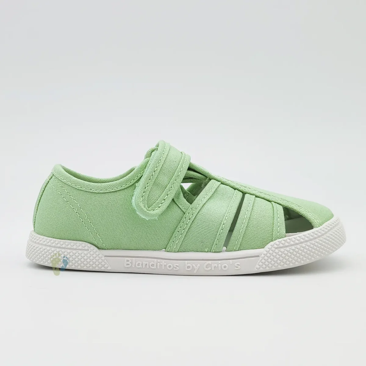Blanditos Sandalias de Lona Mango Verde