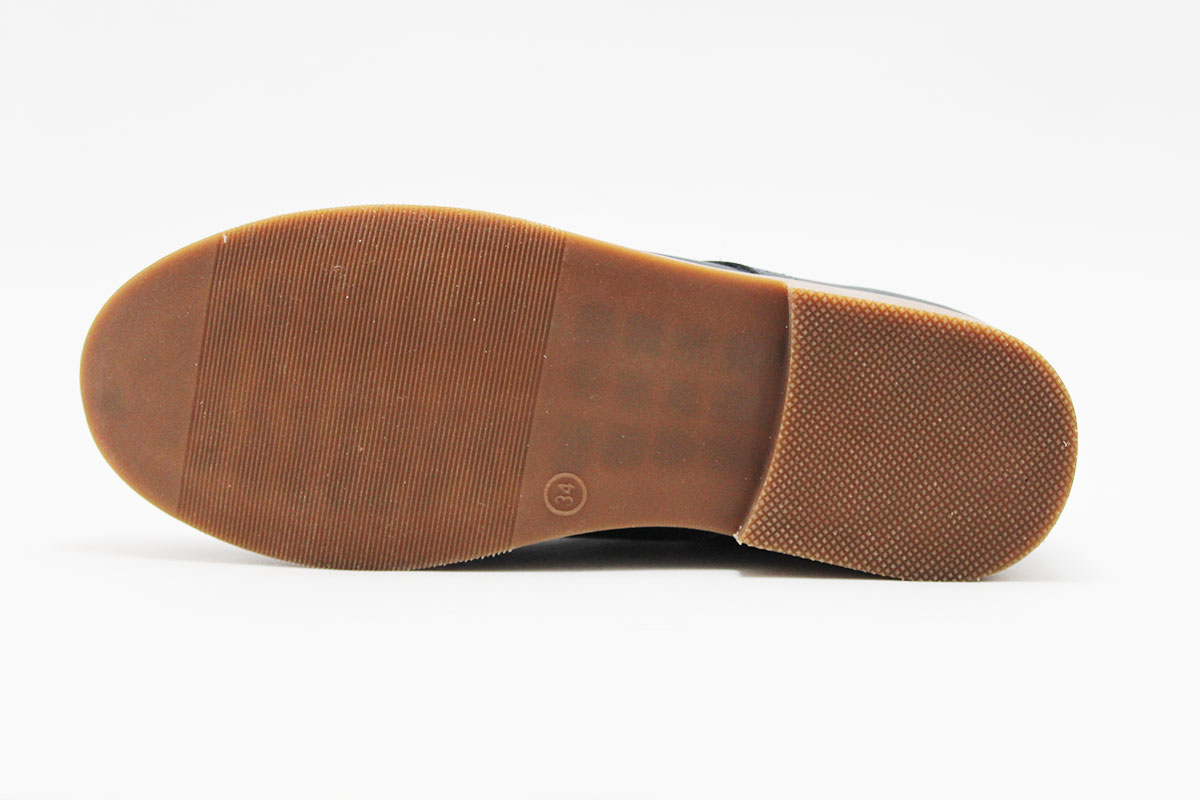 Zapato comunión niño lino combinado azul marino - Imagen 8