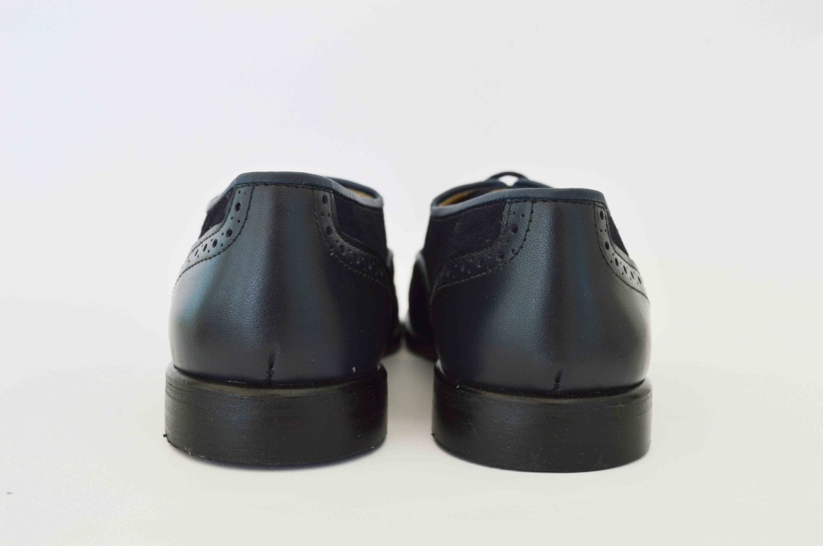 Zapato blucher comunión niño napa y serraje - Imagen 6