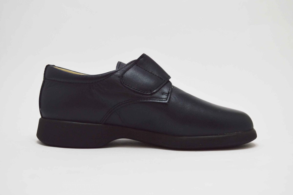 Blucher colegial azul marino flor niña - Imagen 5